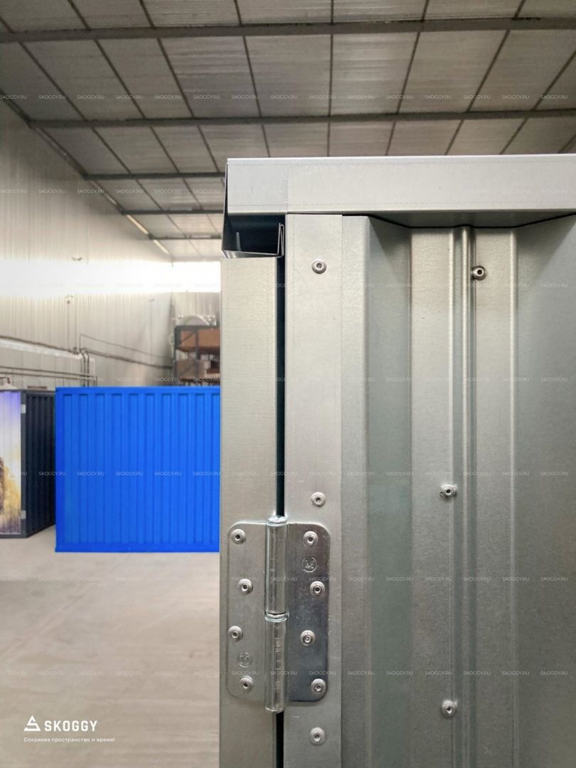 Металлический сарай SKOGGY 2М Стандартный с плоской крышей