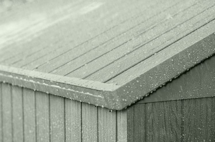 Сарай пластиковый Дарвин 4х4 зеленый