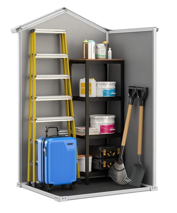 Сарай пластиковый Манор 4х3 бежевый 117 х 94 см