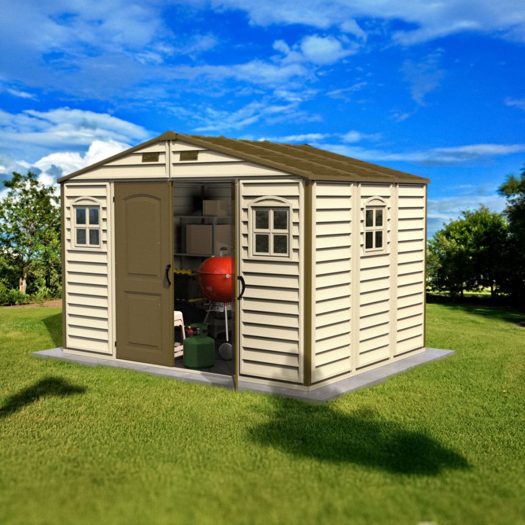 Пластиковый сарай Duramax Woodside