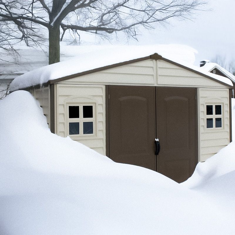 Пластиковый сарай Duramax Woodside