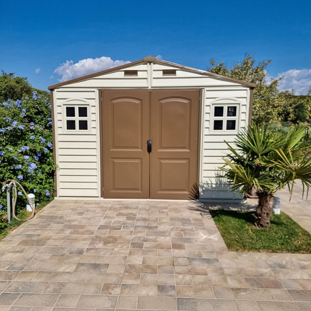 Пластиковый сарай Duramax Woodside