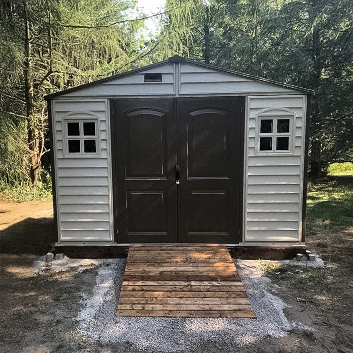 Пластиковый сарай Duramax Woodside