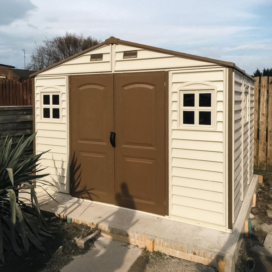 Пластиковый сарай Duramax Woodside
