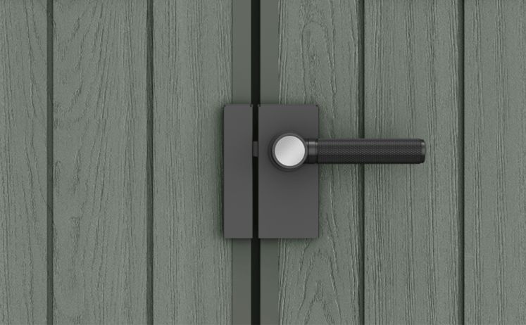 Сарай пластиковый Дарвин 4х4 зеленый