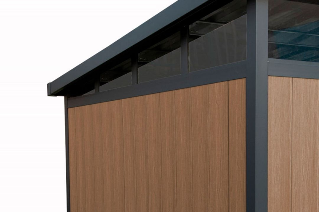 Сарай из ДПК Defender 7х7 (4.24 кв.м)