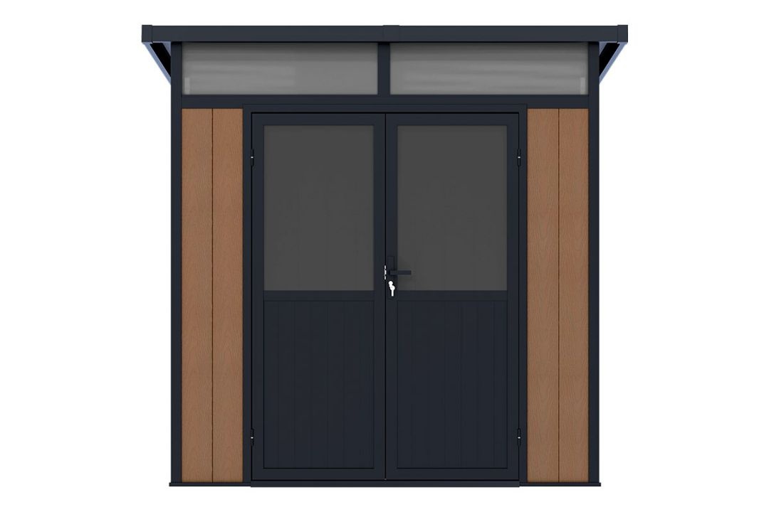 Сарай из ДПК Defender 7х7 (4.24 кв.м)