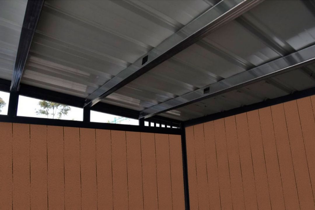 Сарай из ДПК Defender 7х7 (4.24 кв.м)