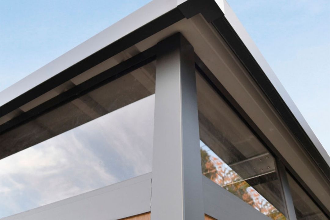 Сарай из ДПК Defender 9х7 (5.95 кв.м)