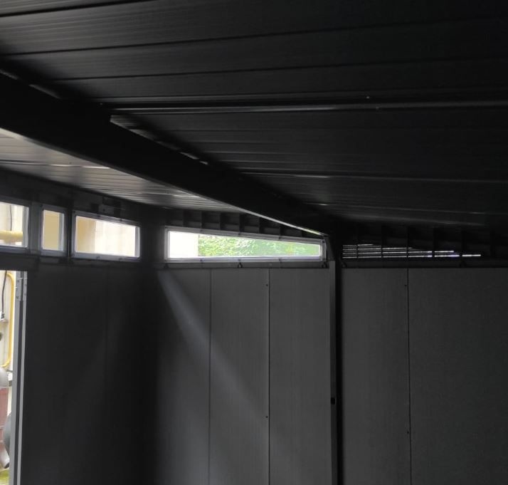 Сарай пластиковый Пент 11х7 коричневый