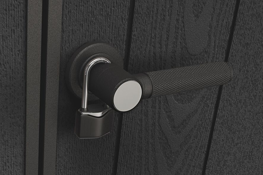 Сарай пластиковый Пент 11х7 серый