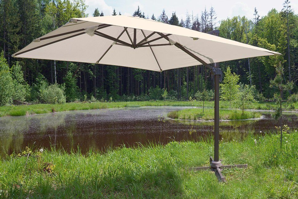 Зонт Сицилия 3х3м Слоновая кость