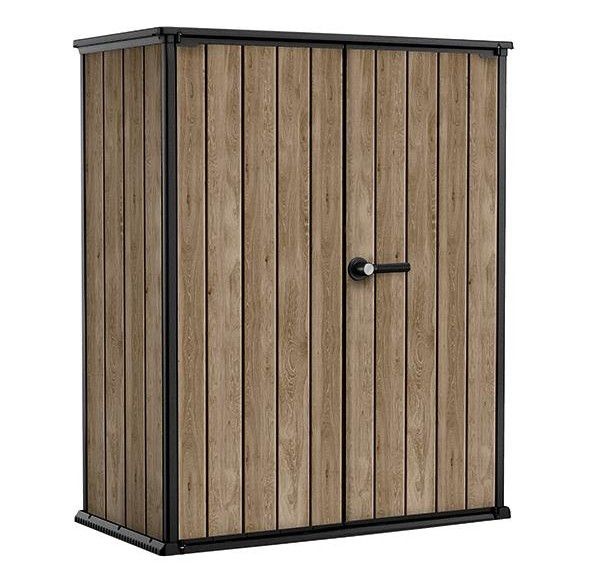 Шкаф Вертикальный (Vertical Shed) 1400 L светло-коричневый Ashwood