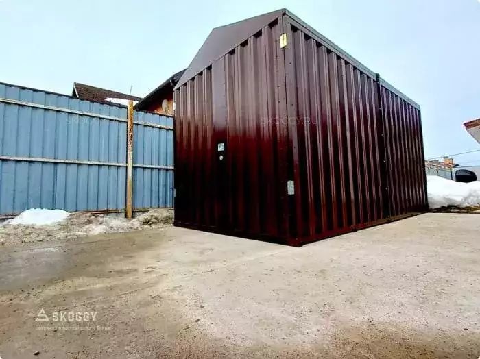 Гараж с Двускатной Крышей Стандартный SKOGGY 4м