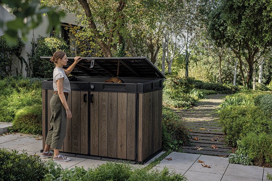 Ящик-шкаф Горизонтальный (Horizontal Shed) 2020 л. темно-коричневый