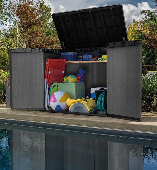 Ящик-шкаф Дарвин (Darwin) 1150 л графит