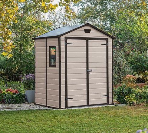 Хозблок пластиковый Манор 6x5 175 x 145 см бежевый