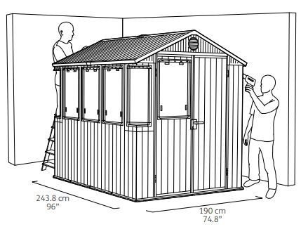 Сарай Поттинг Potting shed Evotech Green