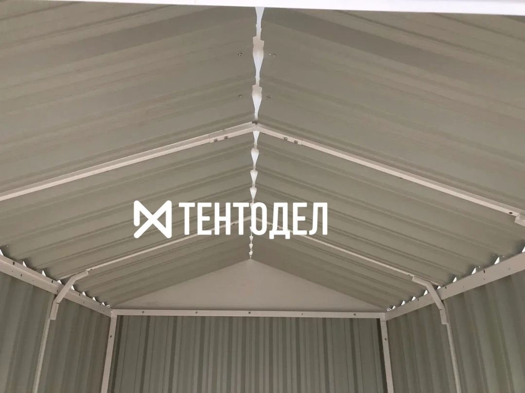 Металлический сарай SKOGGY 3М Стандартный с двускатной крышей