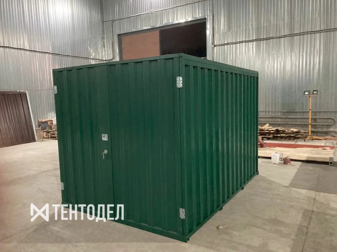 Металлический сарай SKOGGY 3М Стандартный с плоской крышей