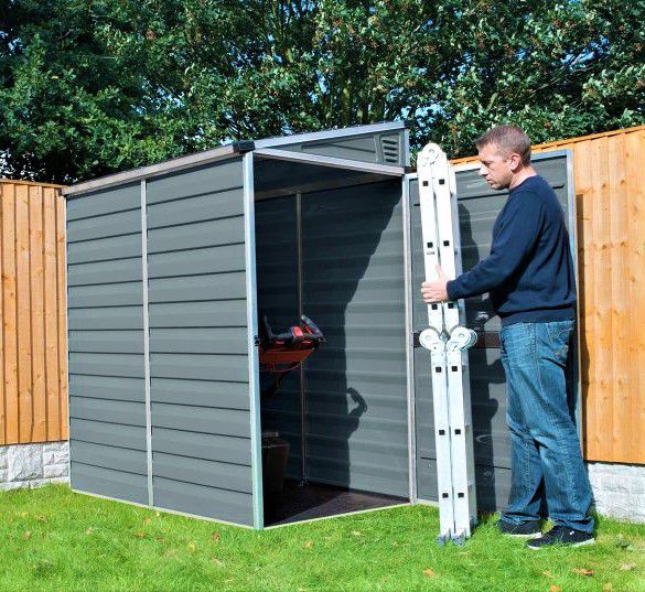 Сарай пластиковый Palram SkyLight SHED PENT 4FT