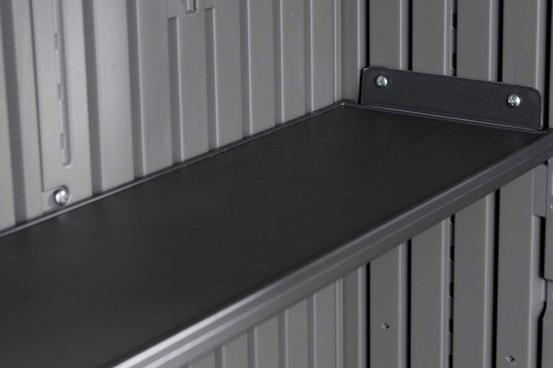 Сарай пластиковый Woodlook 10*8 серый