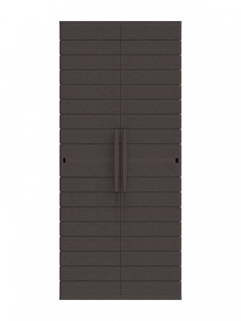 Пластиковый садовый шкаф с четырьмя полками Duramax 001DW