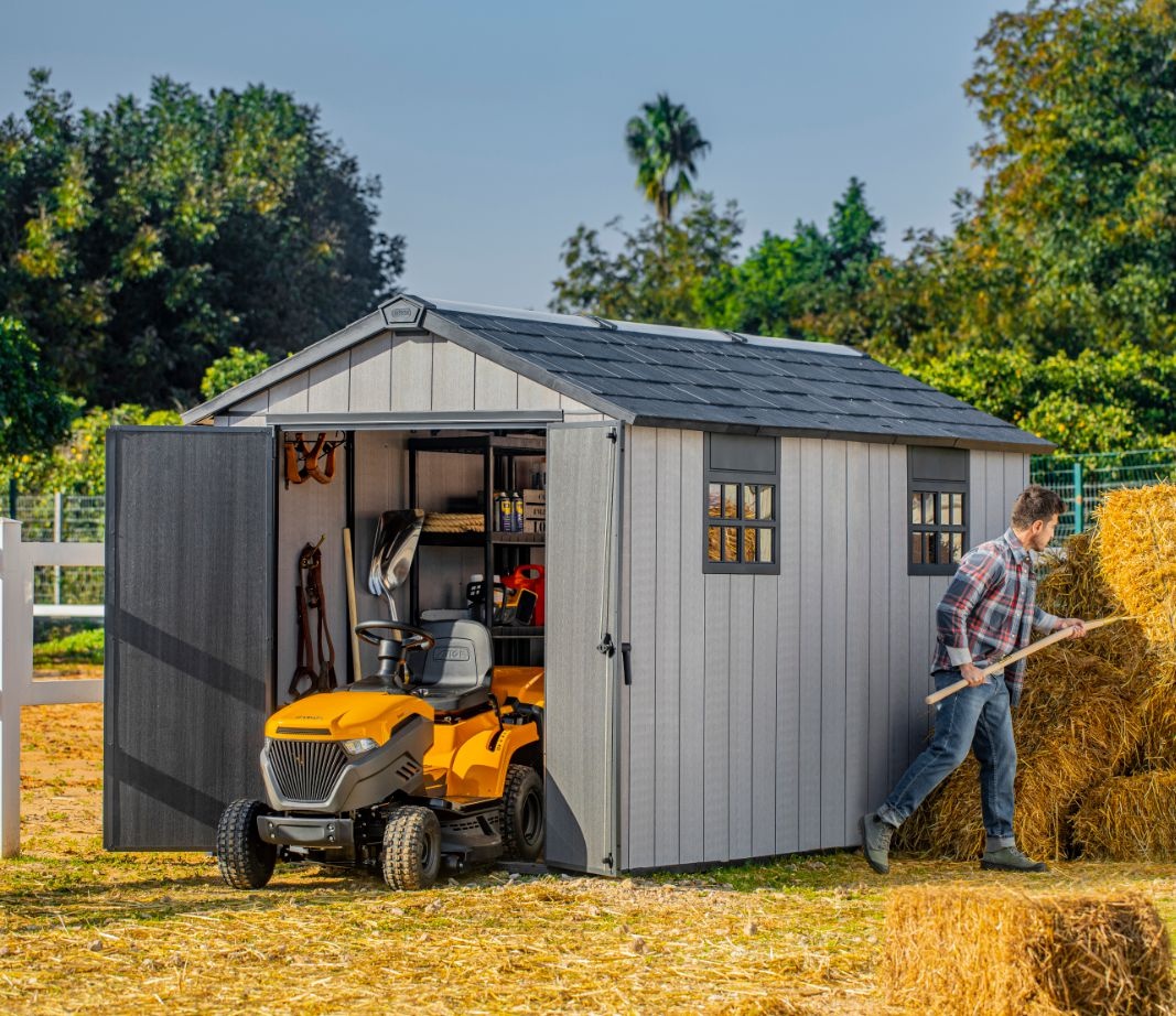 Сарай пластиковый Окланд 7513 размер 210 x 405 см