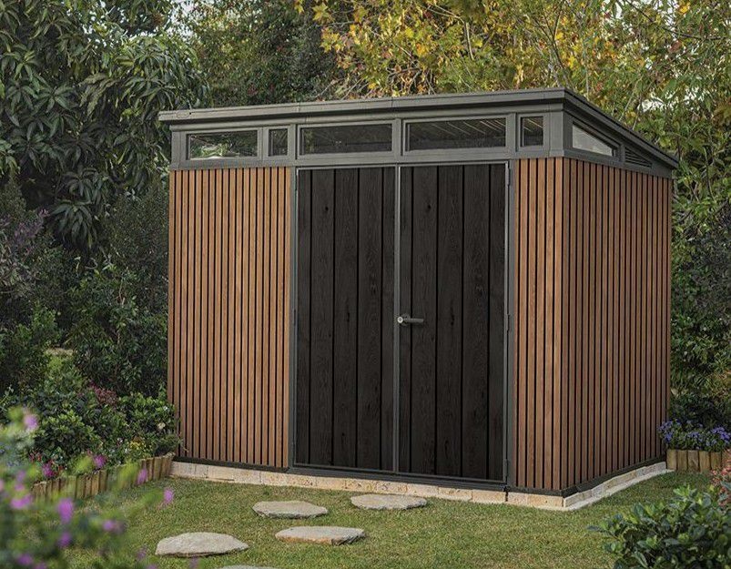 Сарай-хозблок Сарай Пент 9х7 коричневый