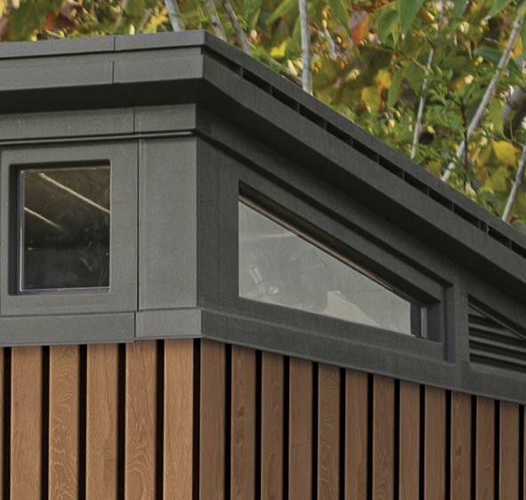 Сарай-хозблок Сарай Пент 9х7 коричневый