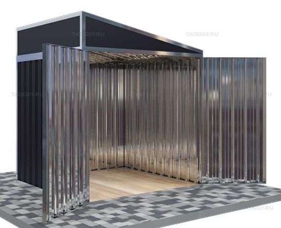 Гараж для Хранения с Односкатной Крышей Стандартный SKOGGY 2м