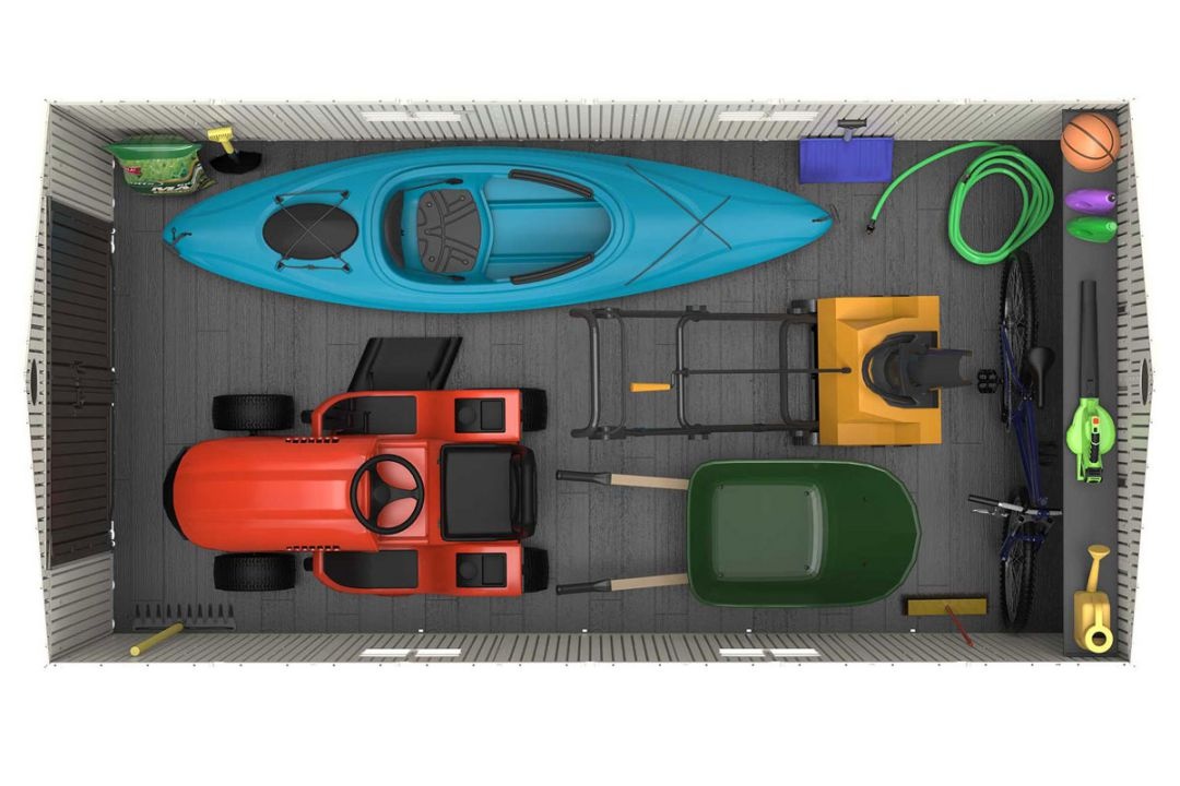 Сарай-гараж WoodLook 15x8