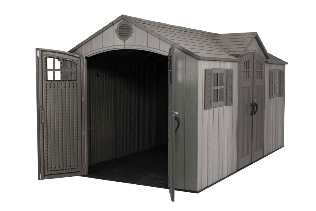 Сарай-гараж WoodLook 15x8