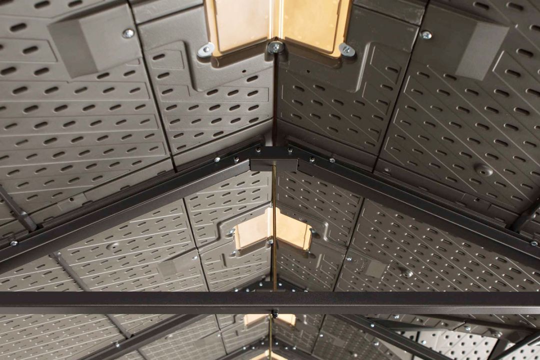 Сарай-гараж WoodLook 15x8