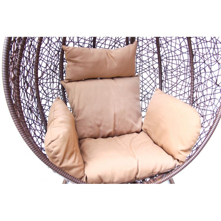 Подвесное кресло KVIMOL KM 0001 малая коричневая корзина