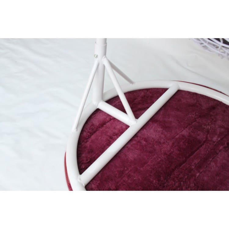 Подвесное кресло KVIMOL KM 0031 большая корзина коричневое