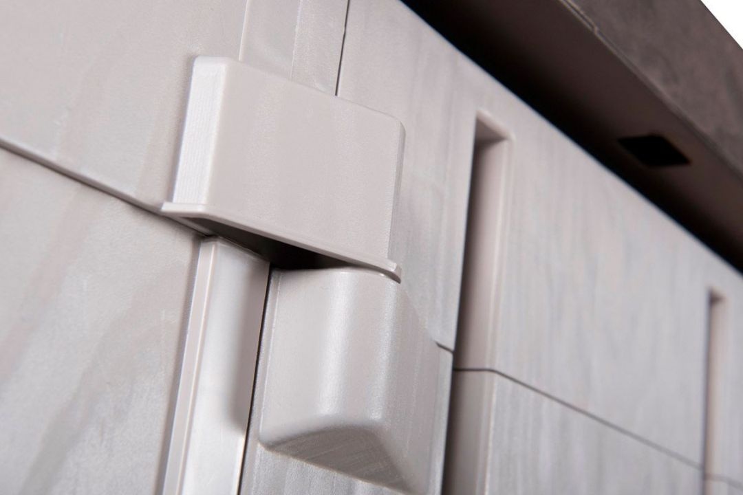 Ящик пластиковый TOOMAX Wood Style 842л серый/коричневый