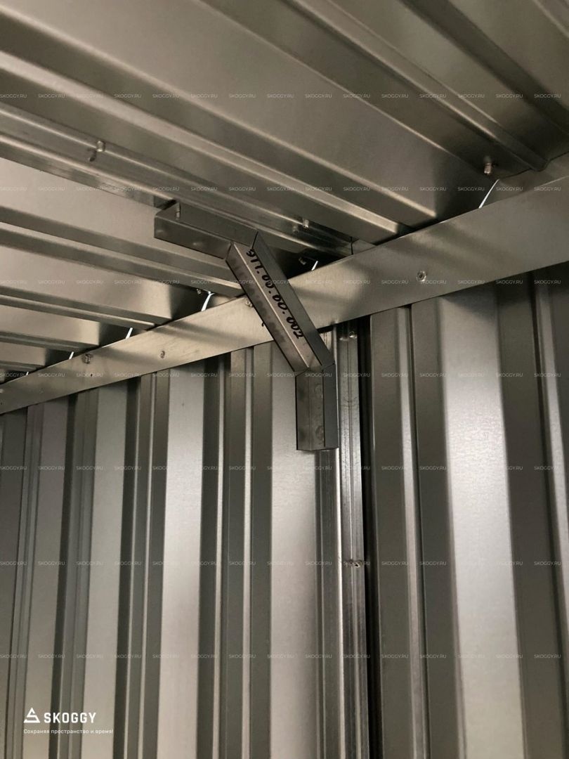 Металлический сарай SKOGGY 2М Стандартный с плоской крышей