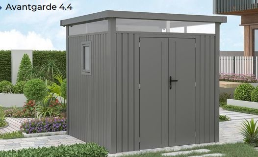 Сарай металлический Black Fox Panorama D