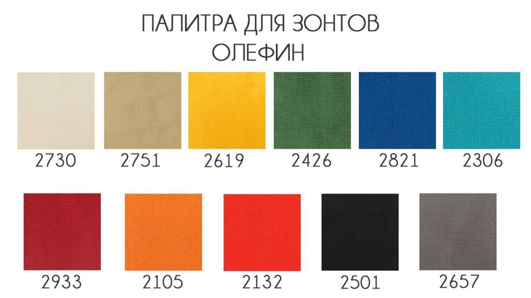 Зонт профессиональный Avocado 2,5 м