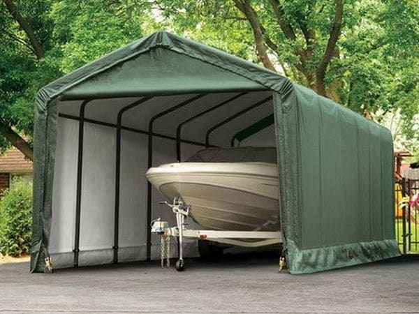 Гараж-эллинг для катера 3,7х7,6х3,4м