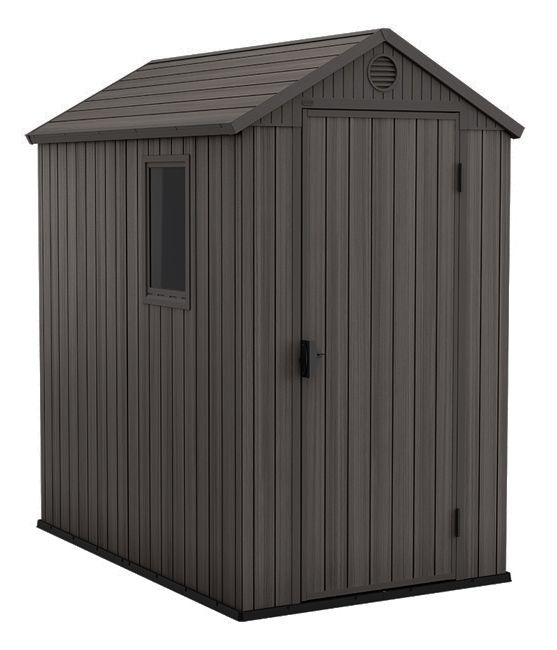 Сарай пластиковый Keter Дарвин 4x6 (Darwin 4x6) серый