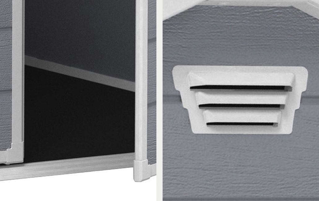 Сарай Манор Пентхаус 6x6 (Manor Penthouse 6X6) серый