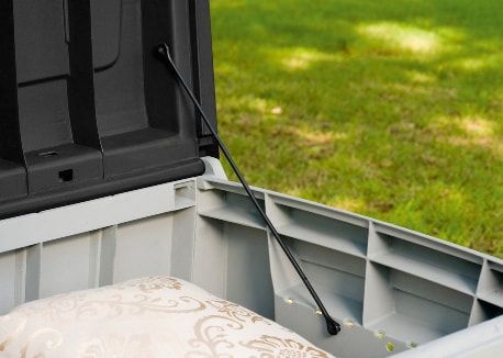 Сундук Новель (NOVEL) 340л белый-графит