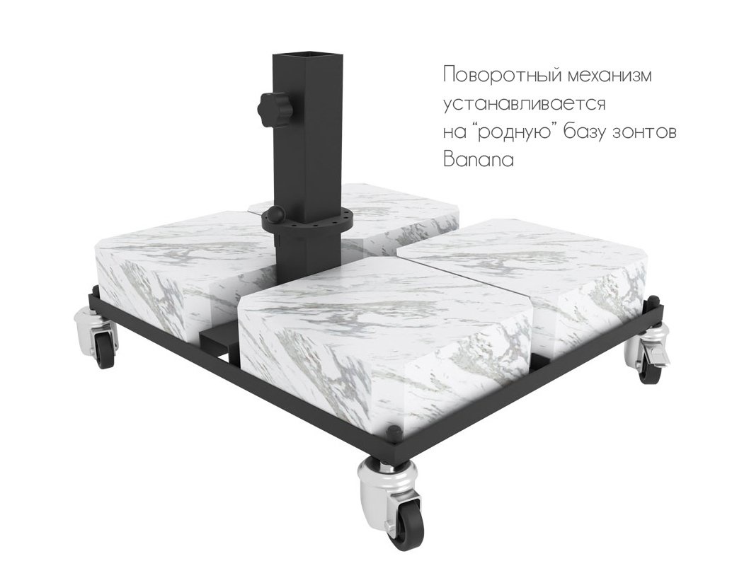 Механизм поворота на 360 градусов Turning Part для зонтов Banana