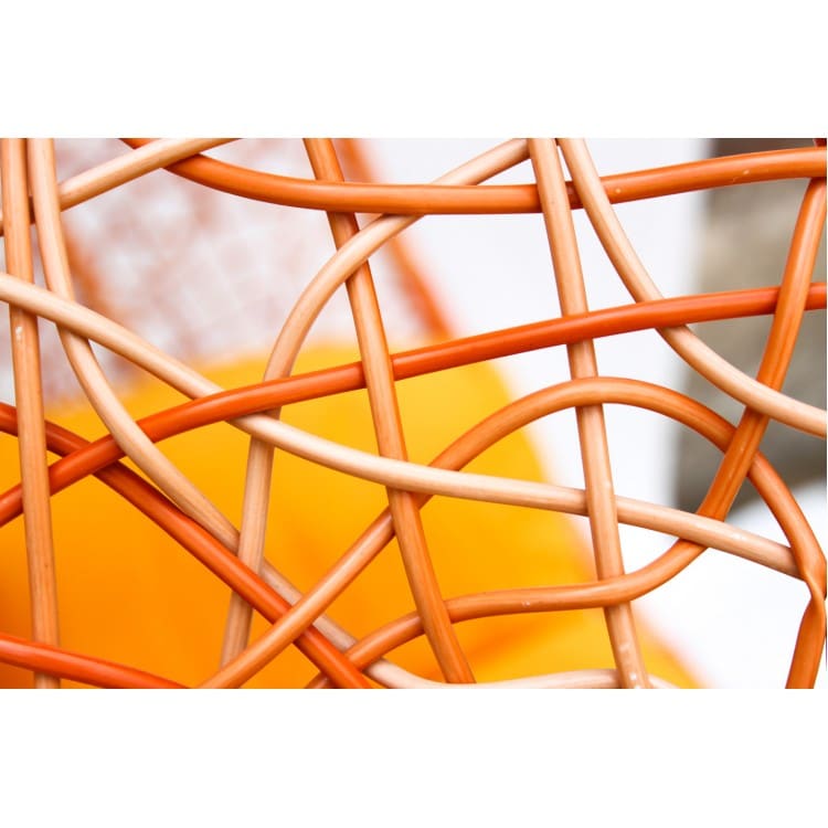Подвесное кресло KVIMOL KM 0001 большая оранжевая корзина