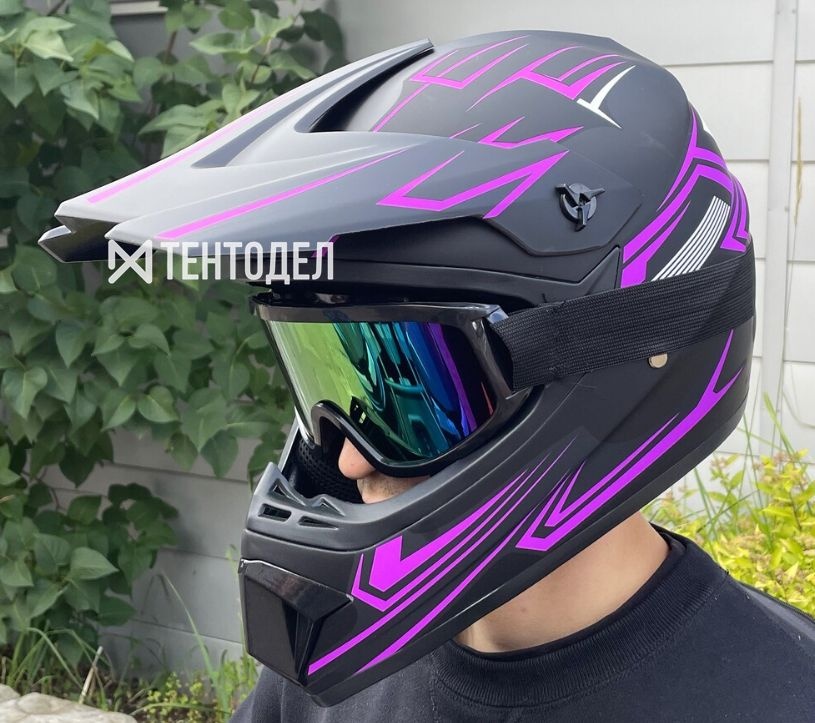 Мотошлем кроссовый Питбаза RZR