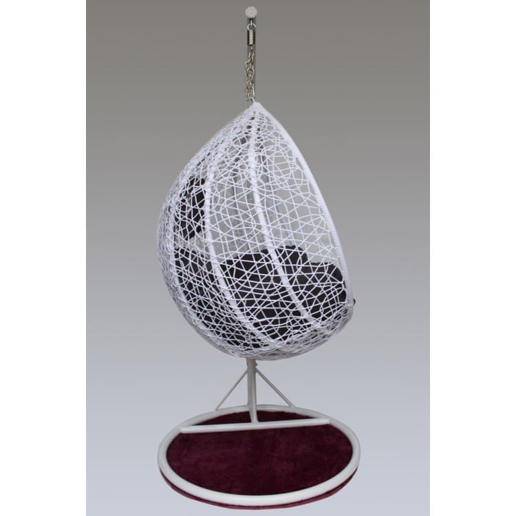 Подвесное кресло KVIMOL KM 0031 большая корзина коричневое