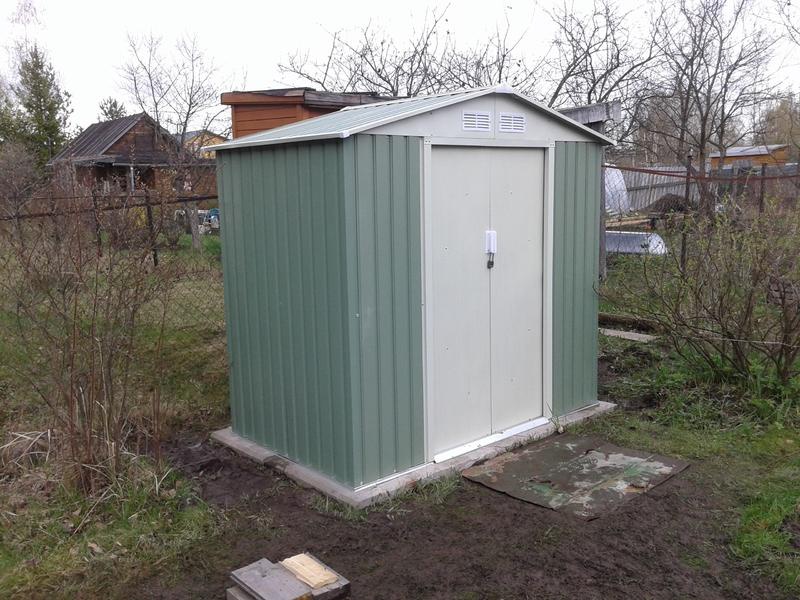 Металлический хозблок Greenstorage Арчер А 117х203 см