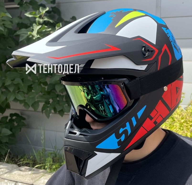 Мотошлем кроссовый Питбаза RZR